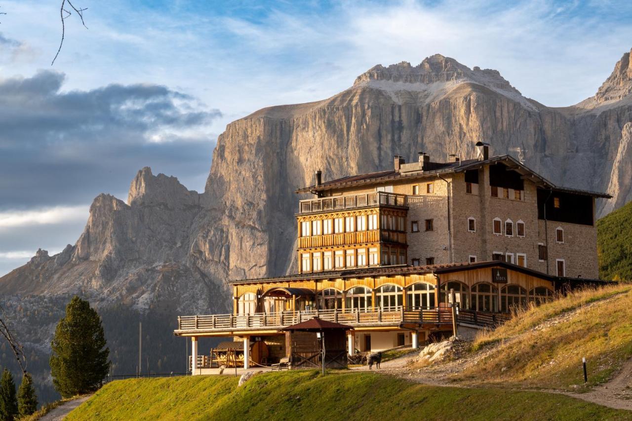 Hotel Pordoi Passo Pordoi Vegetarian Hotel Canazei Exterior foto