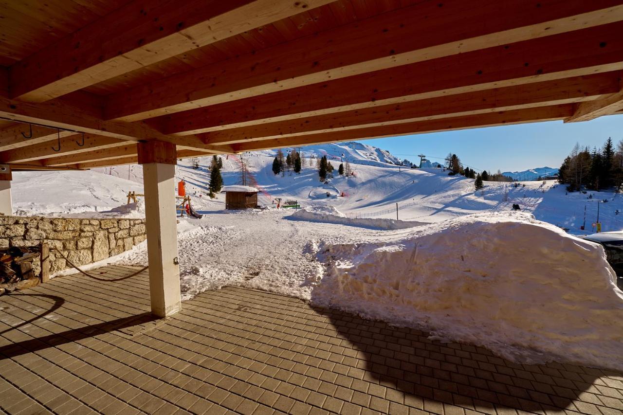 Hotel Pordoi Passo Pordoi Vegetarian Hotel Canazei Exterior foto