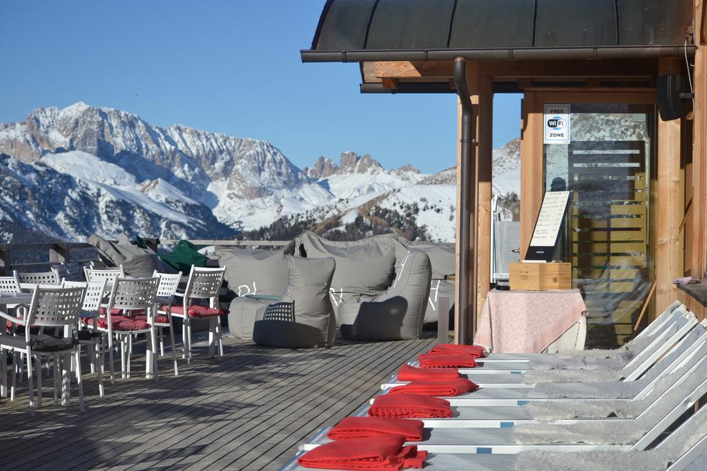 Hotel Pordoi Passo Pordoi Vegetarian Hotel Canazei Exterior foto